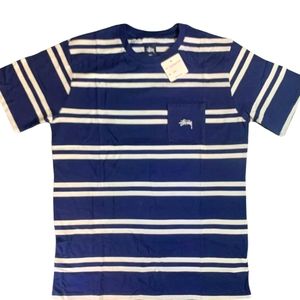 Vintage 90's Stussy Shirt - Size L - Striped